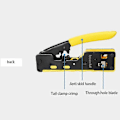 Miniatyrbillede 2 af 5: RJ45 Værktøj Netværks Krympeværktøj til RJ45 Cat7 Cat6 Cat5 RJ11 RJ12 Modulære Stik Metalclips Tang
