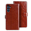 Miniatyrbillede 1 af 5: Passer til Samsung Galaxy A15 5G Etui Crazy Horse Tekstur Læder Wallet Cover-C6 Brown