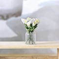 Miniatyrbillede 3 af 5: 10 stk. 1/12 Miniature Tilbehør Mini Ler Calla Lily Simulerings Blomstermodel til Dekoration