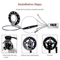 Miniatyrbilde 2 av 5: Sykkel Pedalassistent Sensor, Elektrisk Sykkel Pedal Sykkel Pedal Sensor Pedal AssistP2021122485 B