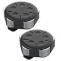 2-pack Myntdispenser - Portabel Myntbox med Clip, Minimalistisk Myntsamlingsvägg för Växel