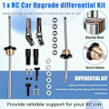 Miniatyrbild 4 av 5: RC Bil Uppgradering Differential Kit för C14 C24 MN D90 4WD RC Bil Uppgraderingsdelar