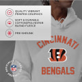 Miniatyrbild 4 av 6: Team Fan Apparel NFL Huvtröja för vuxna - Polyester, ull och bomullsblend - Håll dig varm och representera din teams stil style 14 L