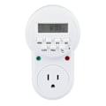 Miniatyrbillede 1 af 5: Timer Stikkontakt 7 Dages Programmerbar Digital Timer Stik i Lys Timer Kontakt med 3 Ben Stikkontakt til Apparat