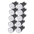 Pikkukuva 5 / 5: 10 kpl AD16-22DS LED-merkkivalo valkoinen korkea kirkkaus indikaattori laitteiden lisävaruste AC/DC24V