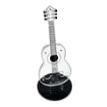 Akrylplektrumhållare för Gitarr med Stabil Bas Transparent Gitarrformad Förvaringshållare för Gitarrplektrum Tillbehör