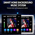 Miniatyrbilde 2 av 5: 4 Tommers Andriod 10 Eshare WiFi Bluetooth Berørings Hjemmekino Digital Stereo Lyd Musikk Veggforsterker Svart