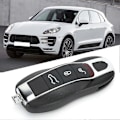 Miniatyrbillede 2 af 3: 433Mhz 3 Knapper Semi Intelligent Fjernbetjeningsnøgle Passer til Porsche Panamera Cayenne Boxster