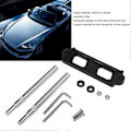 Miniatyrbillede 4 af 5: Bilbatteri Fastgørelsesbeslag Sort Metal Spændeholder Kit Til Civic CRX S2000