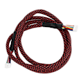 Miniatyrbillede 1 af 5: for Chiron Hovedledningsnet Nylon Vævet Sleeve Hotend Kabelnet Udskiftning til Anycubic Chiron
