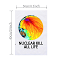Miniatyrbild 2 av 5: Nukleär Banner 1.48 X 0.98ft Trädgårdsflaggor För Utomhus Fallout Dekor För Marscherande Och Publicering Motståndet Mot Utsläpp Av Kärnkraft style 5