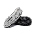 Miniatyrbild 1 av 2: Dam Varma Fleece Tofflor Inomhus Vinter Mjuka Bekväma Halkfria Plysch Slip-on Skor Dark Gray 39-41