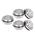Miniatyrbilde 2 av 5: 5 stk. Momentan trykknappbryter Metall Auto Reset Ultratynn Vanntett med LED 19mmDC3~6V Hvit