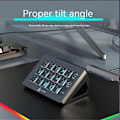 Miniatyrbilde 5 av 5: Akp153 Skrivebordskontroller Konsollpanel Programmering Hurtigtast 15-Tasters Tastatur Kablet PC Tilbehør for Windows-B