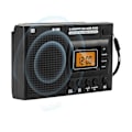 Miniatyrbilde 1 av 5: Mini LCD Radio Batteridrevet Bærbar Lomme AM FM Radio Høyttaler med Teleskopantenne for Eldre Gående Sport B