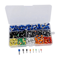 Miniatyrbillede 3 af 5: 800 stk. Wire Ferrules Korrosionsbestandighed Holdbart Multipel Model Wire Crimping Værktøj til Mekanisk Engineering 800 stk.