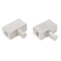 Miniatyrbillede 4 af 5: 2 stk. Dobbelt 1/0 Gauge til 1/0 Gauge Forstærker Input Reducer Nikkelbelagt Aluminium Legering Høj Effekt til Bil Audio
