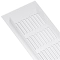 Miniatyrbild 3 av 5: 2 st Luftventilationsgaller Aluminiumlegering Rektangulär Ventilationsplatta för Skåp Skoskåp Garderob 80x500mm