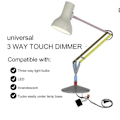 Miniatyrbild 4 av 5: KSY 413A 3-vägs Touch Sensor Dimmer Glödlampa 20-100W LED-lampa 3W-25W Touch Lamp Kontrollmodul för Ersättning Skrivbordslampa 110-230V