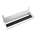 Miniatyrbilde 4 av 5: Firkantet Aluminium Skrivebord Datamaskin Ledning Kabel Ryddig Uttak Innfelt Hull Toppdeksel (Stor)