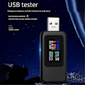 Miniatyrbild 5 av 5: 10 i 1 USB-testare DC Digital Voltmeter Amperimetro Strömspänningsmätare Amp Volt Amperemeter Detektor Power Bank Laddare