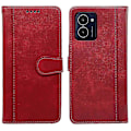 Miniatyrbillede 1 af 5: Telefoncover til HMD Pulse Læderetuier Red