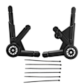 Miniatyrbillede 1 af 5: 2 stk. Motorcykel Side Ramme Beskyttelse Dækning Udskiftning til R1250GS LC R1250GS ADV LC Sort