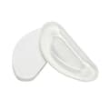 Självhäftande halkfria silikon näskuddar halvmåneformade för glasögon Clear 1 Pair