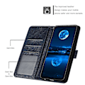 Miniatyrbillede 3 af 5: Til Motorola Edge 50 Fusion 5G Etui PU Læder Standpung Stødsikkert Business Telefon Cover Sapphire
