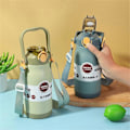 Miniatyrbild 5 av 5: Termosflaska Håller Kyla och Värme Vattenflaska Flaskor för Vatten Te Kaffe Vakuumflaskor Rostfritt Stål Blå