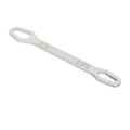 Miniatyrbilde 5 av 5: 4 stk. Selvstrammende Skiftenøkkel 8 til 13mm 14 til 22mm 60HRC Stål Dobbel Ended 23cm Lang Universalnøkkel for Hjemmeindustri Sølvfarge