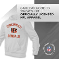 Miniatyrbild 3 av 6: Team Fan Apparel NFL Huvtröja för vuxna - Polyester, ull och bomullsblend - Håll dig varm och representera din teams stil style 14 3XL