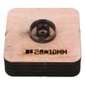 Läder Skärform 20x10mm Cirkelformad Ring Stans Skärverktyg Hantverksform för DIY