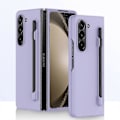Miniatyrbillede 1 af 5: Z Fold 5 Cover, Slankt Ultratyndt PC Stødsikkert Cover Kompatibelt med Samsung Galaxy Z Fold 5 med S Pen Holder & Skærmbeskytter Purple