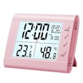 Miniatyrbild 1 av 5: Digital Väckarklocka, Elektronisk Klocka LED-Display Stereo, Gåva till Vänner och Barn Rosa