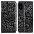 Pikkukuva 1 / 5: Xiaomi Redmi 13c -kotelo, halkaistu nahka, magneettinen automaattisesti imeytyvä puhelinkotelo Black