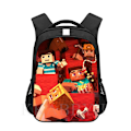 Miniatyrbild 1 av 5: 16 tum Mochila Barn Skolväska Barn Tecknad Anime Tryckt Skolväska Dark Grey