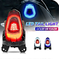 Miniatyrbillede 2 af 5: NY Motorcykel Stoplys Baglygte til Y16ZR LC135 FI V8 R15 V3 R15 V4 R15M V4 Rødt Lys