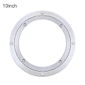 Miniatyrbilde 1 av 5: Naievear Rund Form Aluminiumlegering Glatt Dreieskive Dreieplate For Roterende Bord 10 inch