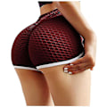 Miniatyrbild 2 av 5: Tflycq Dam Basic Slip Cykelshorts Kompression Träningsleggings Yogashorts Byxor Red XXXXXL