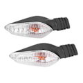 Miniatyrbillede 4 af 5: 12V Blinklysindikator Gult Lys Udskiftning til Ducati Monster 695 696 796 797 821 1100 S EVO 1200 Transparent Linse