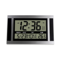 Miniatyrbild 1 av 4: Digital Väggklocka LCD Nummer Tid Temperatur Kalender Alarm Silver