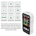 Miniatyrbilde 2 av 4: Multifunksjonell Elektromagnetisk Strålingsdetektor Elektrisk Feltstyrke Tester Magnetfelt white