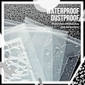 Miniatyrbillede 3 af 5: 60 stk. Klare Stempler & Dies Plastik Opbevaringsposer, Genlukkelige Kuvertposer til Kortfremstilling DIY Scrapbog Papirhåndværk