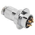 Miniatyrbilde 4 av 5: Luftfart Plugg Sokkel Kobling 30mm Elektrisk Strømadapter for Maskinutstyr 5 Pin