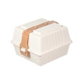 Miniatyrbillede 1 af 5: Hamburgerboks Multifunktionel Fødevaregodkendt Stor Kaliber Høj Kapacitet Lækagesikker Opbevaring Bærbar Burgeremballage Kage Takeout Boks Madbeholder Udendørs
