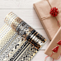Miniatyrbilde 3 av 5: Qinhai 20 Ruller/Sett Washi Tape Klar Trykk DIY Avtakbare Dekorative Geometriske Mønstre Papirklistremerker for Barn