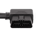 Miniatyrbillede 3 af 5: OBD2 Splitter 1 i 2 Y Splitter Forlængerkabel 16Pin Bil Diagnostic Extender Ledningsadapter Passer Til 12V 24V Obdii Port