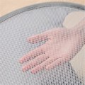 Miniatyrbild 4 av 5: Andningsbar Mesh Vikbar Tvättkorg Hushåll Smutsiga Kläder Förvaringsorganisatör C