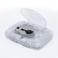 Miniatyrbilde 4 av 5: Erstatningsdeksel for PS ONE Klar Farge Spillkonsolldeksel for PS ONE Retro Videospilldeksel Transparent Svart
